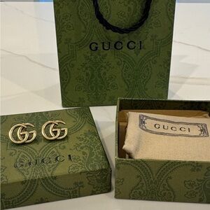 Gucci Gold Iconic G Earrings